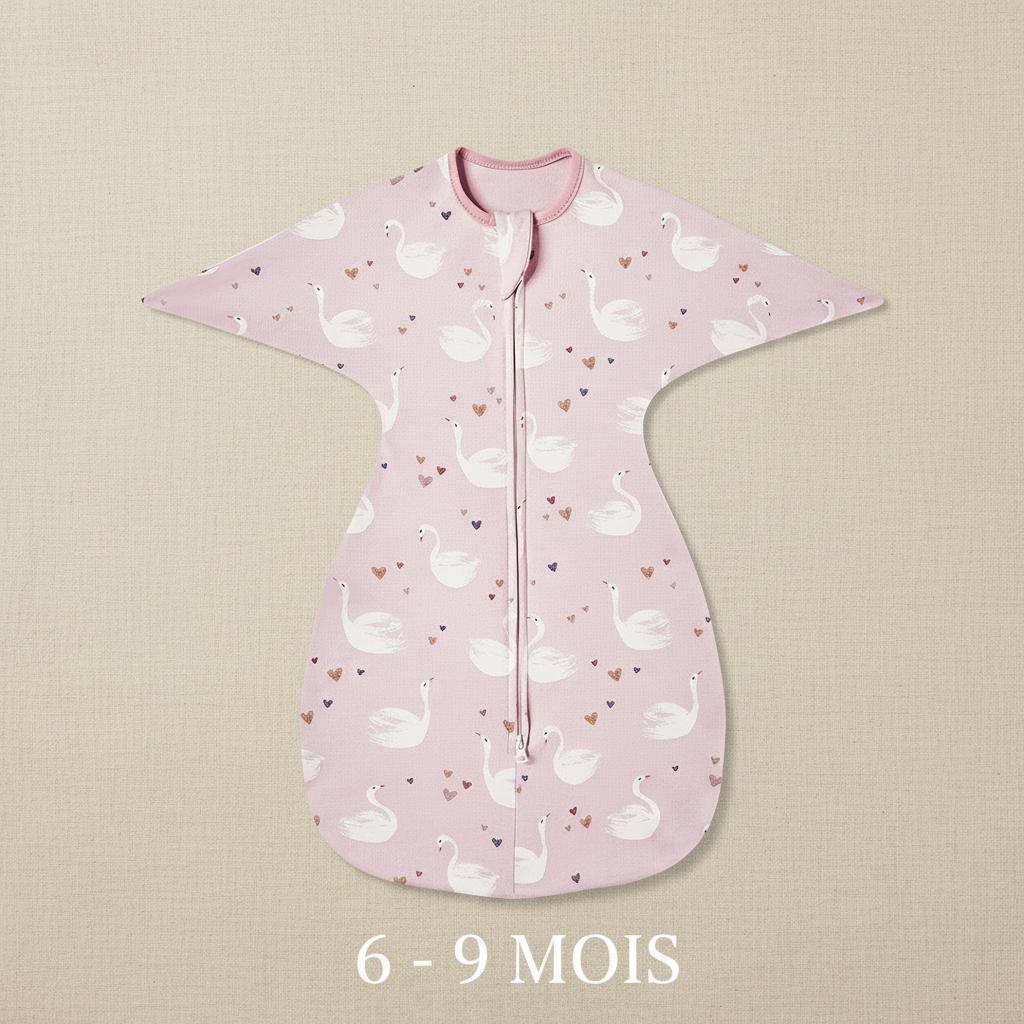 Gigoteuse bébé de qualité supérieure, taille 6-9 mois, résistante et durable.