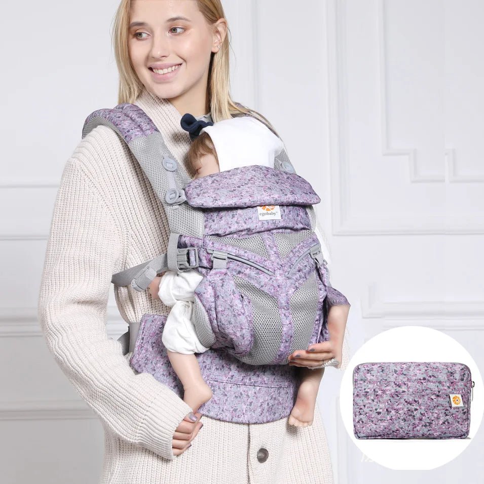 Porte Bebe - BreathBabyBagâą - Mauve Lavande - Pour Poupon