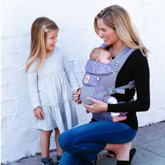 Porte Bebe - BreathBabyBagâą - Mauve Lavande - Pour Poupon