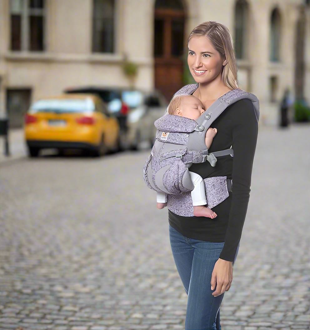 Porte Bebe - BreathBabyBagâą - Mauve Lavande - Pour Poupon
