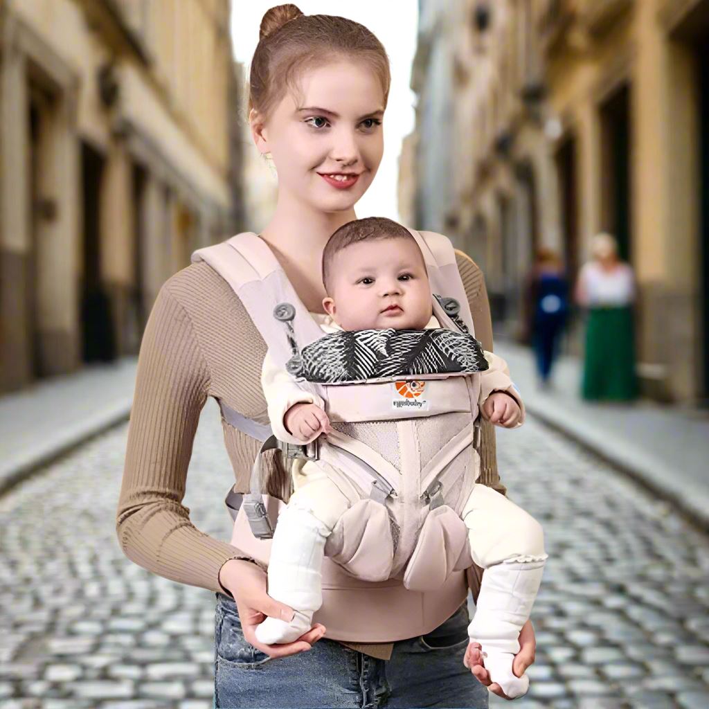 Porte Bebe - BreathBabyBagâą - Rose Maille - Pour Poupon