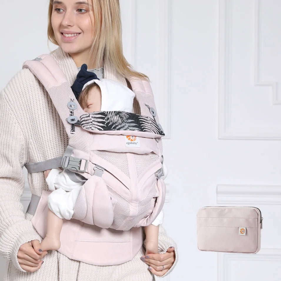 Porte Bebe - BreathBabyBagâą - Rose Maille - Pour Poupon