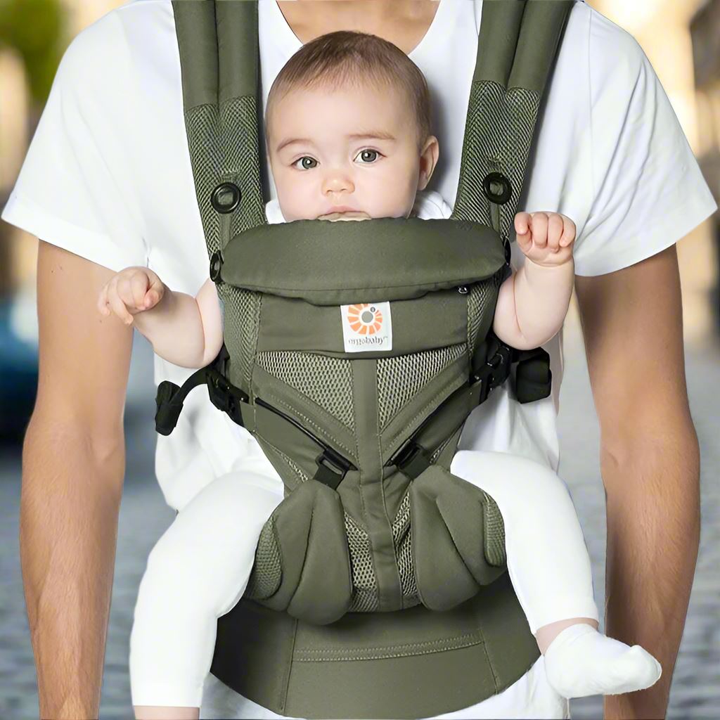 Porte Bebe - BreathBabyBagâą - Vert Olive - Pour Poupon
