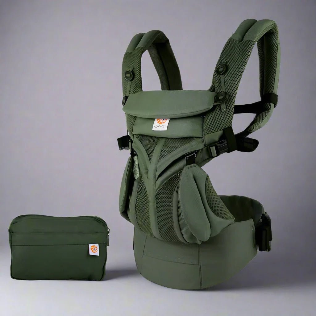 Porte Bebe - BreathBabyBagâą - Vert Olive - Pour Poupon