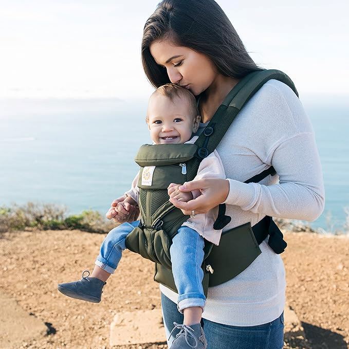 Porte Bebe - BreathBabyBagâą - Vert Olive - Pour Poupon