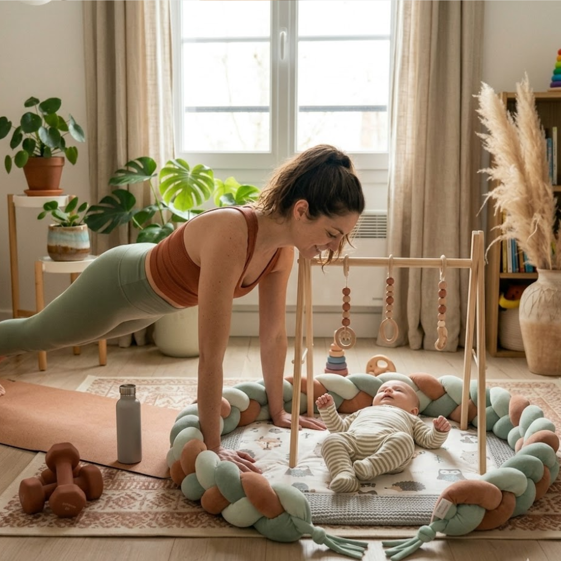 Réducteur de lit bébé 6-12 mois – cocon rassurant tressé pour des nuits sereines et sécurisées