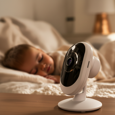 Caméra bébé sans fil HD pour surveiller votre enfant la nuit en toute sécurité – Pour Poupon