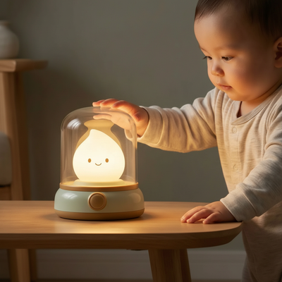 Veilleuse bébé LED lumière douce tamisée apaisante chambre enfant nuit paisible
