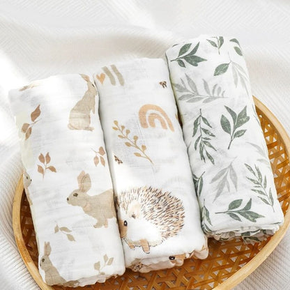 Couverture emmaillotage bébé polyvalente lange tapis voile