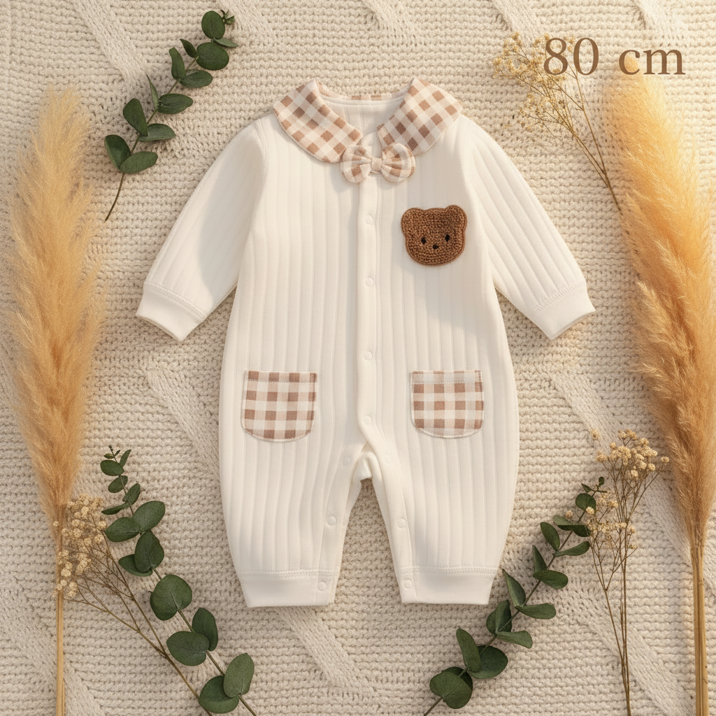 Combinaison bébé URSA™ coton chaud — taille 80 cm 