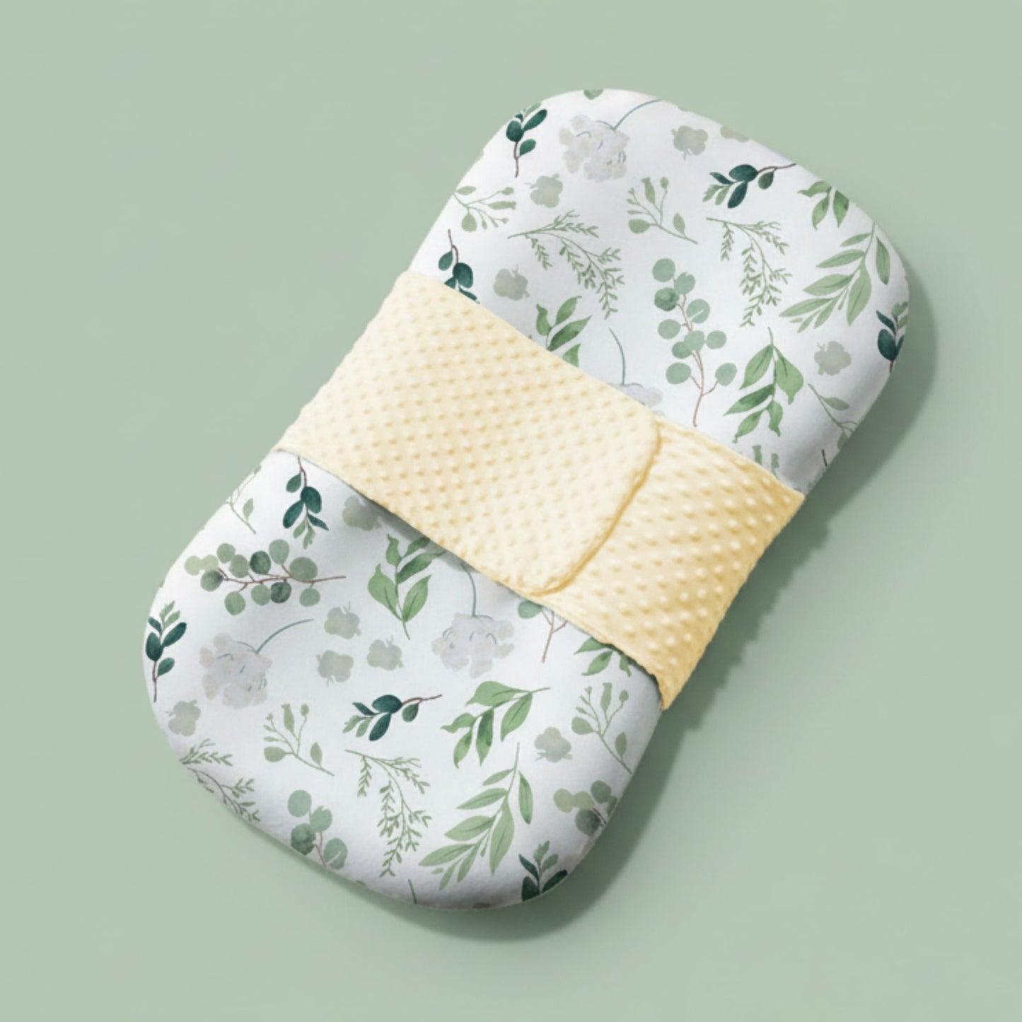 Couffin bébé Floridor™ modèle Eucalyptus – design utérus réaliste pour un sentiment de sécurité profond