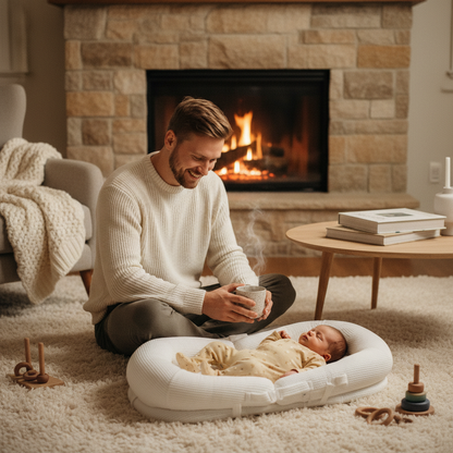 Couffin ergonomique nouveau-né – nid bébé modulaire évolutif 0-3 ans