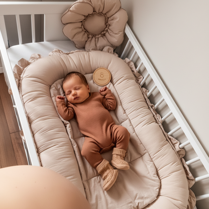 Couffin BOHÈME™ — Lavable en machine 30°C, hygiénique et pratique au quotidien
