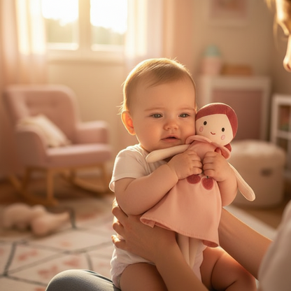 Doudou bébé Fruittit texture velours premium confort optimal
