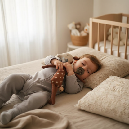 DOUDOU transitionnel BambiCerf - Sécurité affective rituel sommeil bébé(version carrousel)