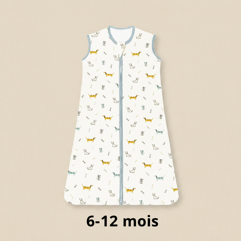 GIGOTEUSE BÉBÉ MILA SANS MANCHES EN COTON 6-12 mois