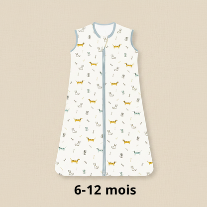 GIGOTEUSE BÉBÉ MILA SANS MANCHES EN COTON 6-12 mois
