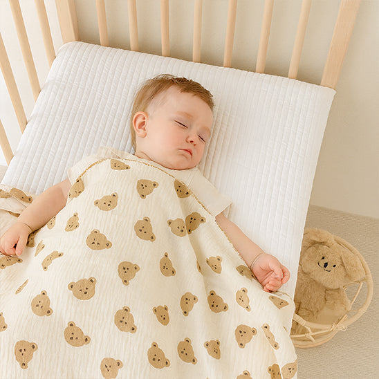 Lange bébé double gaze emmaillotage sécurisé confort