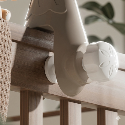 Mobile bébé DOUCEOPRO™ – rotation 360° silencieuse et veilleuse intégrée