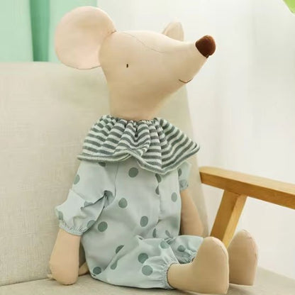 Peluche souris FARFOUILLE™ -vert