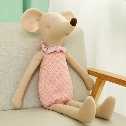 Peluche souris FARFOUILLE™ -rose