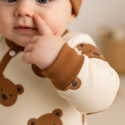 PYJAMA BÉBÉ  en Tissu ultra-doux pour peaux sensibles - Matière délicate et respirante