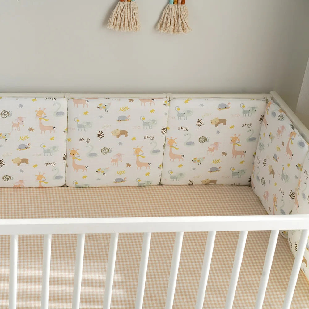 Tour de lit bébé coton doux confortable respirant