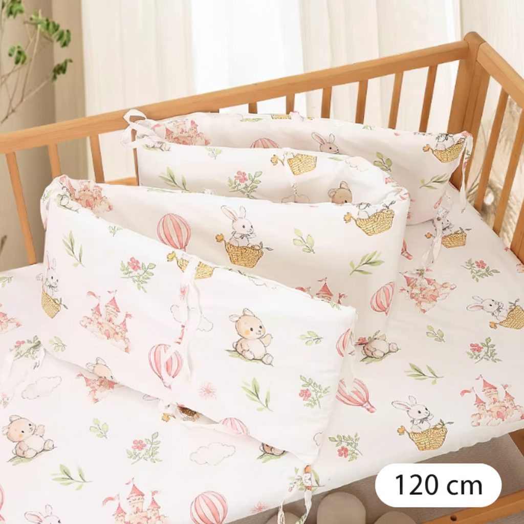  Tour de lit bébé Fabul'Air™ — dimension 120 cm, compatible berceau standard 60x120 cm