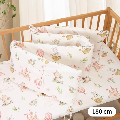 Tour de lit bébé Fabul'Air™ — dimension 180 cm, compatible lit évolutif 70x140 cm