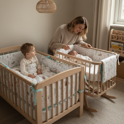 Tour de lit bébé Ourselin™ — design évolutif pour toute la famille