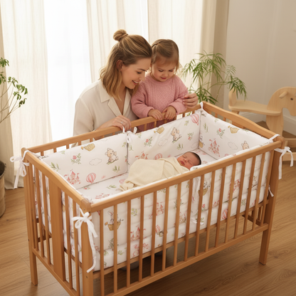 Tour de lit bébé Fabul'Air™ — nouveau-né protégé, tissu respirant au contact de bébé