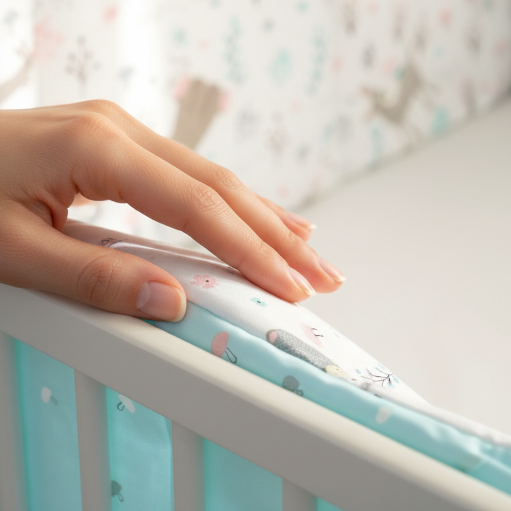 Tour de lit bébé Ourselin™ — tissu OEKO-TEX ultra-doux, respirant en coton