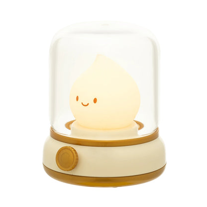 Veilleuse bébé Petite Flamme couleurblanc crème lumière chaleureuse