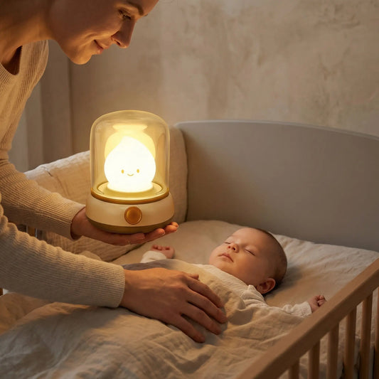 Veilleuse bébé Petite Flamme LED lumière diffuse douce apaisante