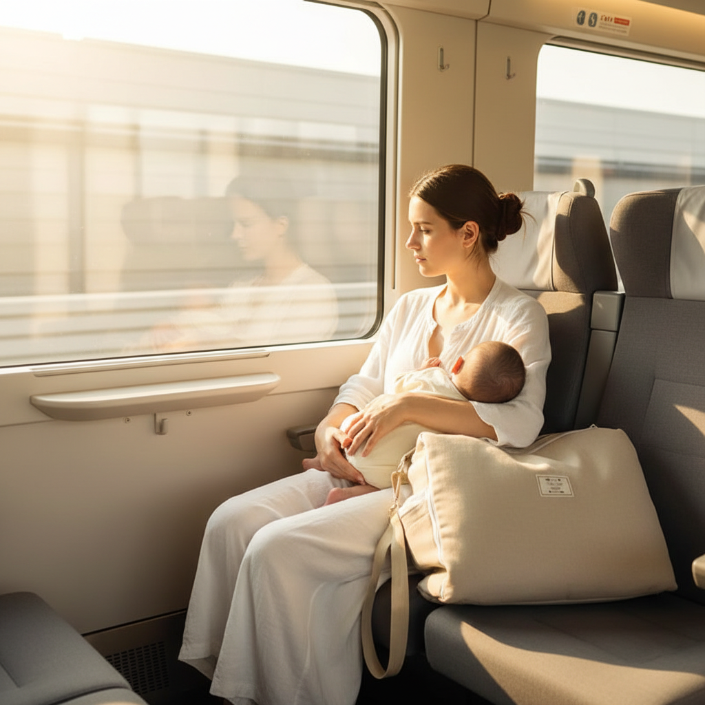 Cocon bébé BB2GO™ – Voyage en train lifestyle