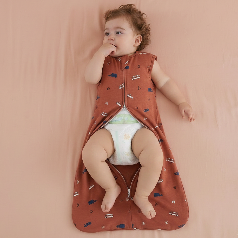 Gigoteuse bébé - Bébé allongé sur le dos