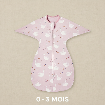 Gigoteuse bébé de qualité supérieure, taille 0-3 mois, en coton peigné.