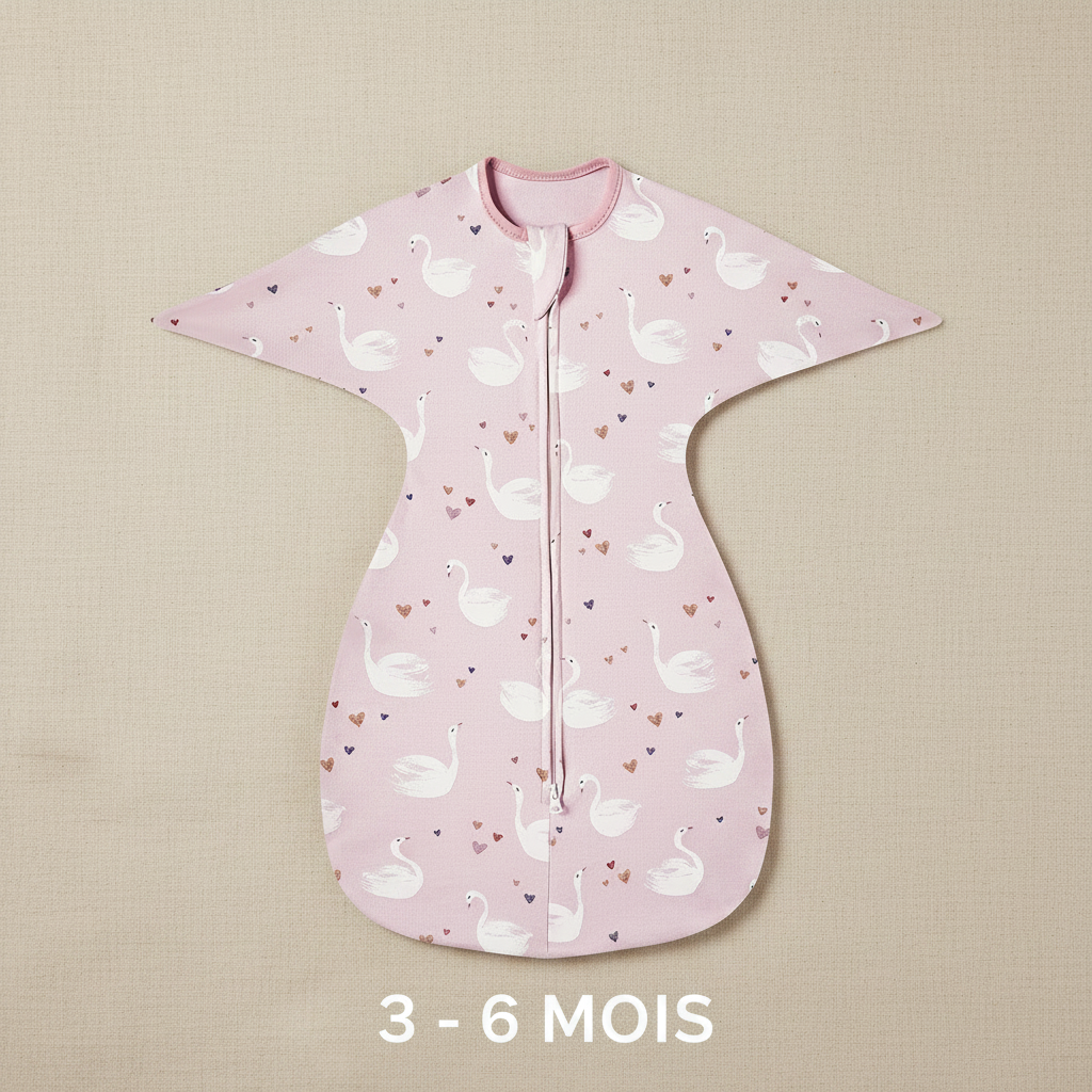 Gigoteuse bébé de qualité supérieure, taille 3-6 mois, pour un confort optimal.
