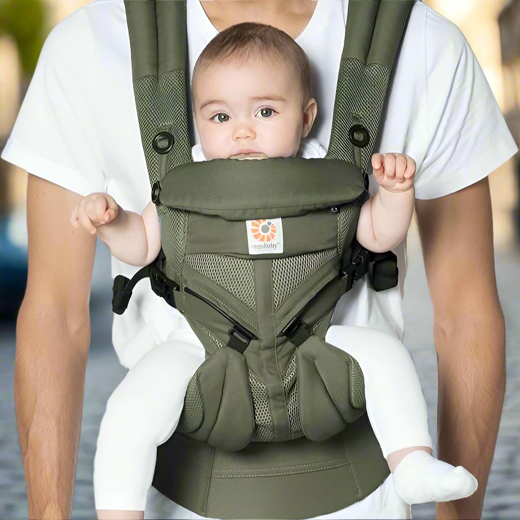 Porte Bebe - BreathBabyBag™ - Vert Olive - Pour Poupon