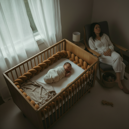 Réducteur de lit CANELIT™ – tresse respirante bébé au frais nuits chaudes