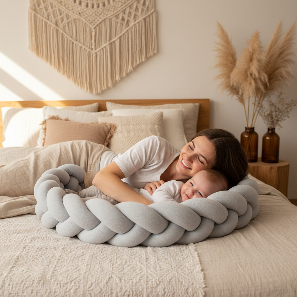 Réducteur de lit KOKOONS™ – favorise la transition vers le grand lit, cocon rassurant maman et bébé