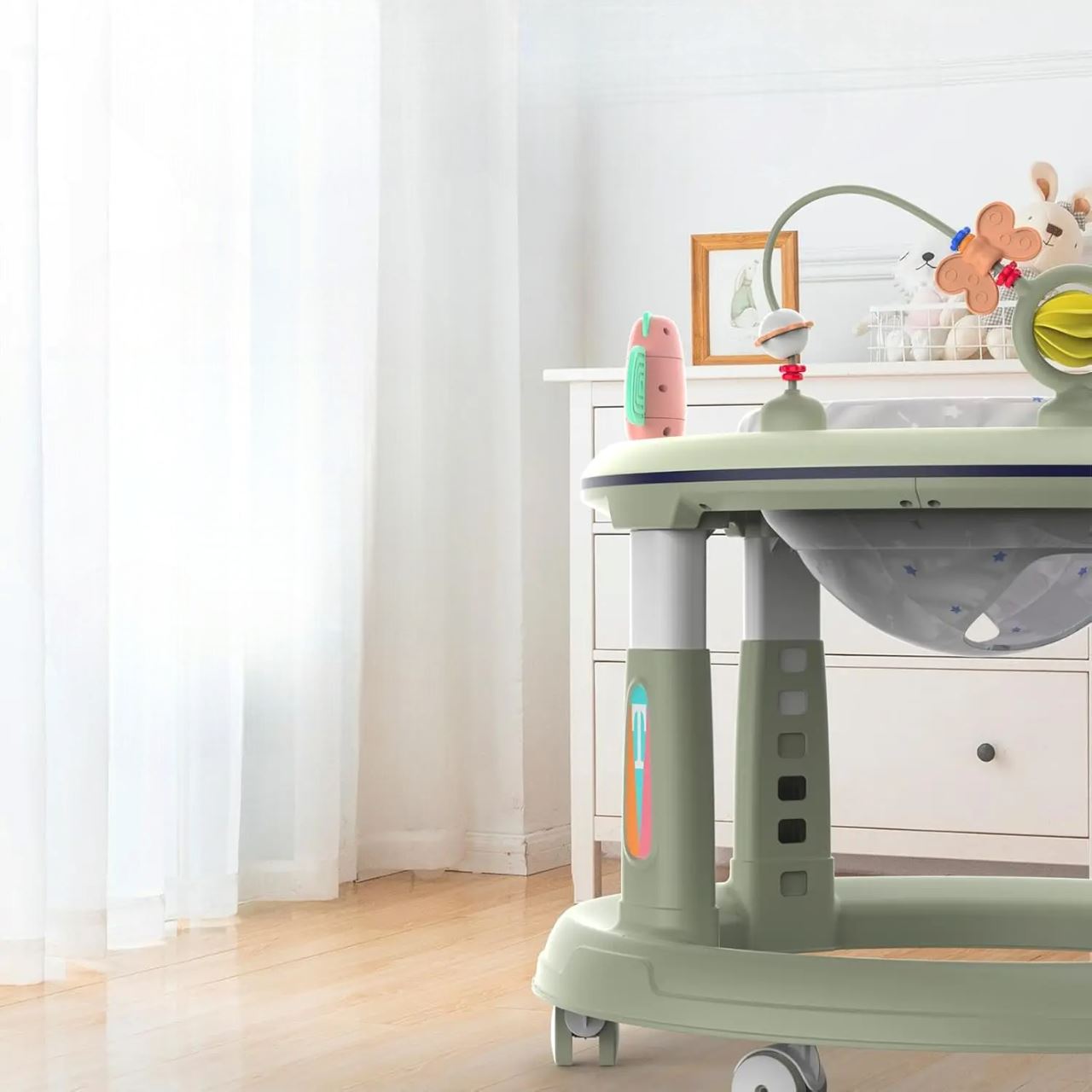 Trotteur pour Bébé - TrotteurBabyMove™ - Vert - Pour Poupon