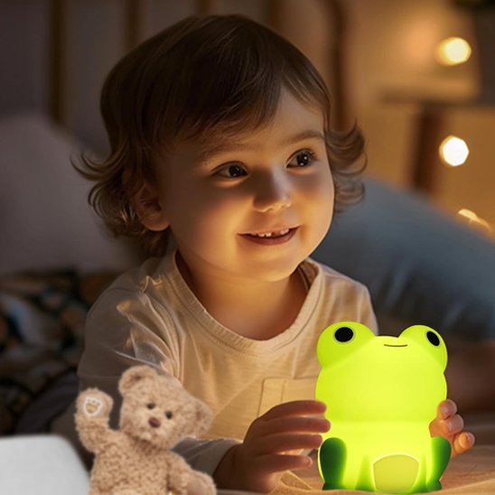 Veilleuse bébé rechargeable USB avec batterie longue durée autonome
