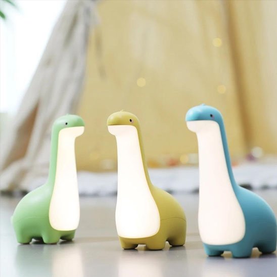 Veilleuse bébé dinosaure intensité réglable - Lumière chaude 3000K